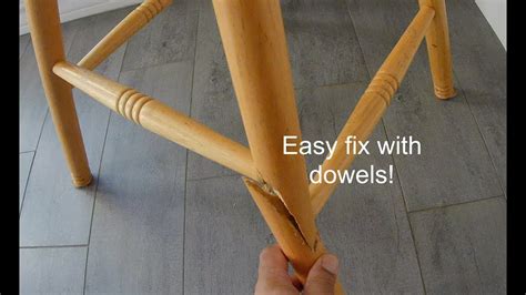 repairing cosco stool metal leg bracket square circle holes|How to repair hole that the chair leg screws into.